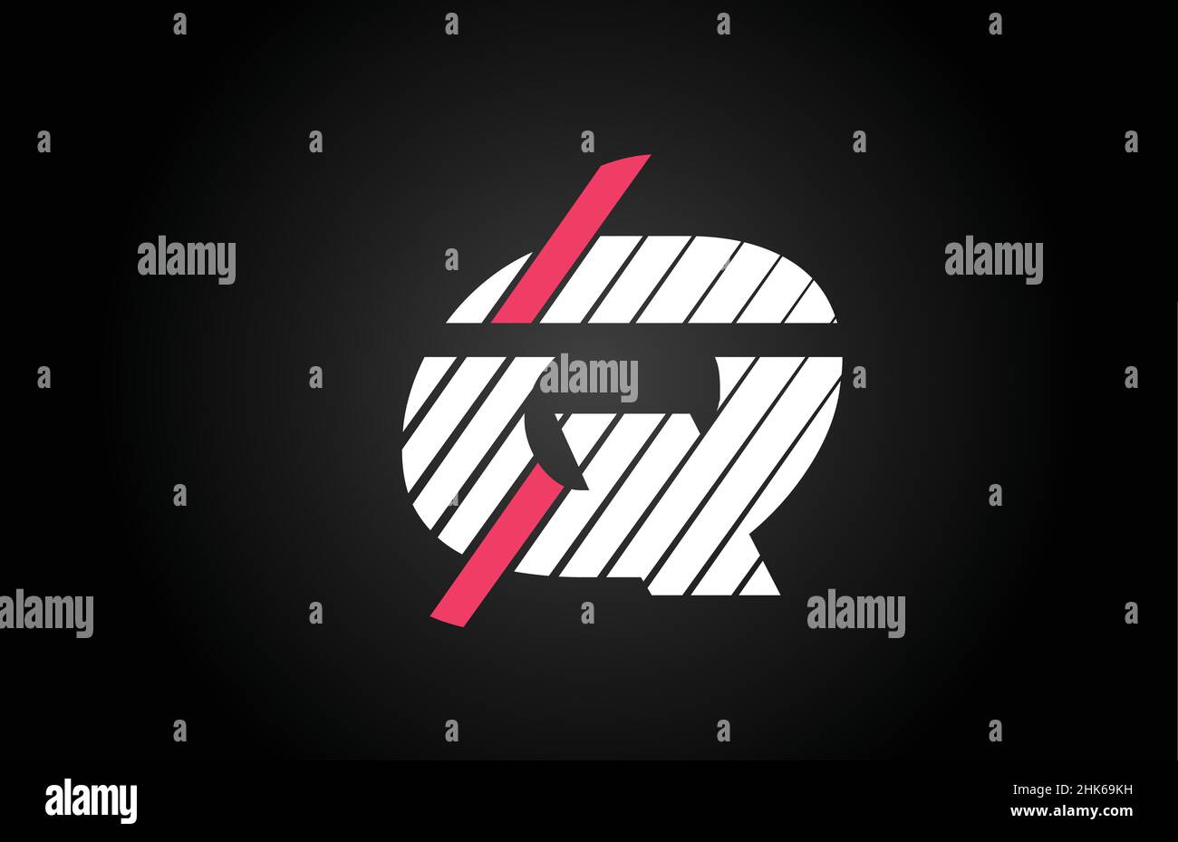 line design Q alphabet letter logo icon design. Creative template for ...