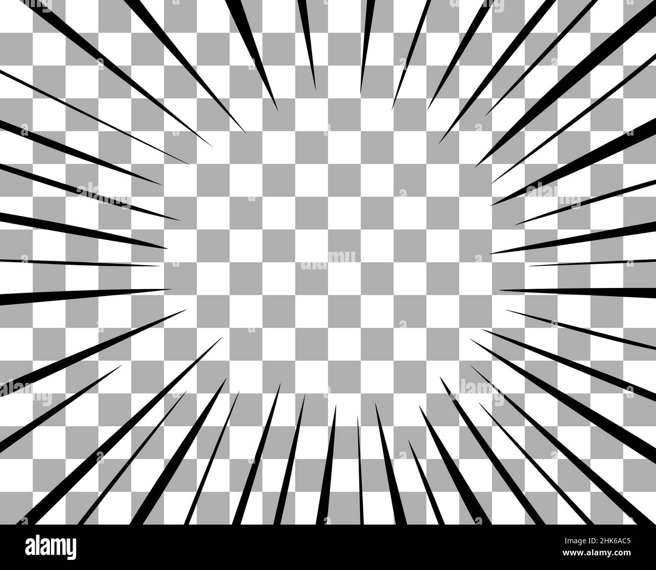 Comic book black and white radial lines background 17069089 Vector Art at  Vecteezy