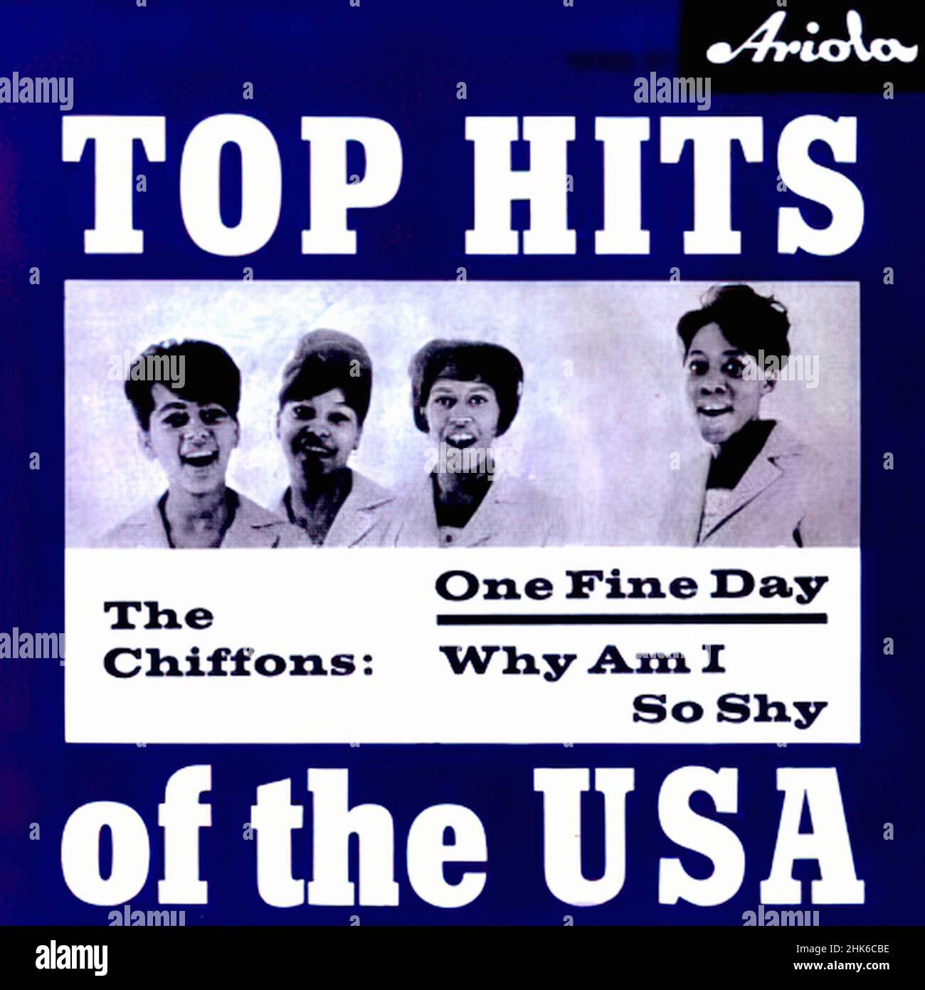 Vintage vinyl record cover - Chiffons, The - One Fine Day - D - 1963 Stock Photo