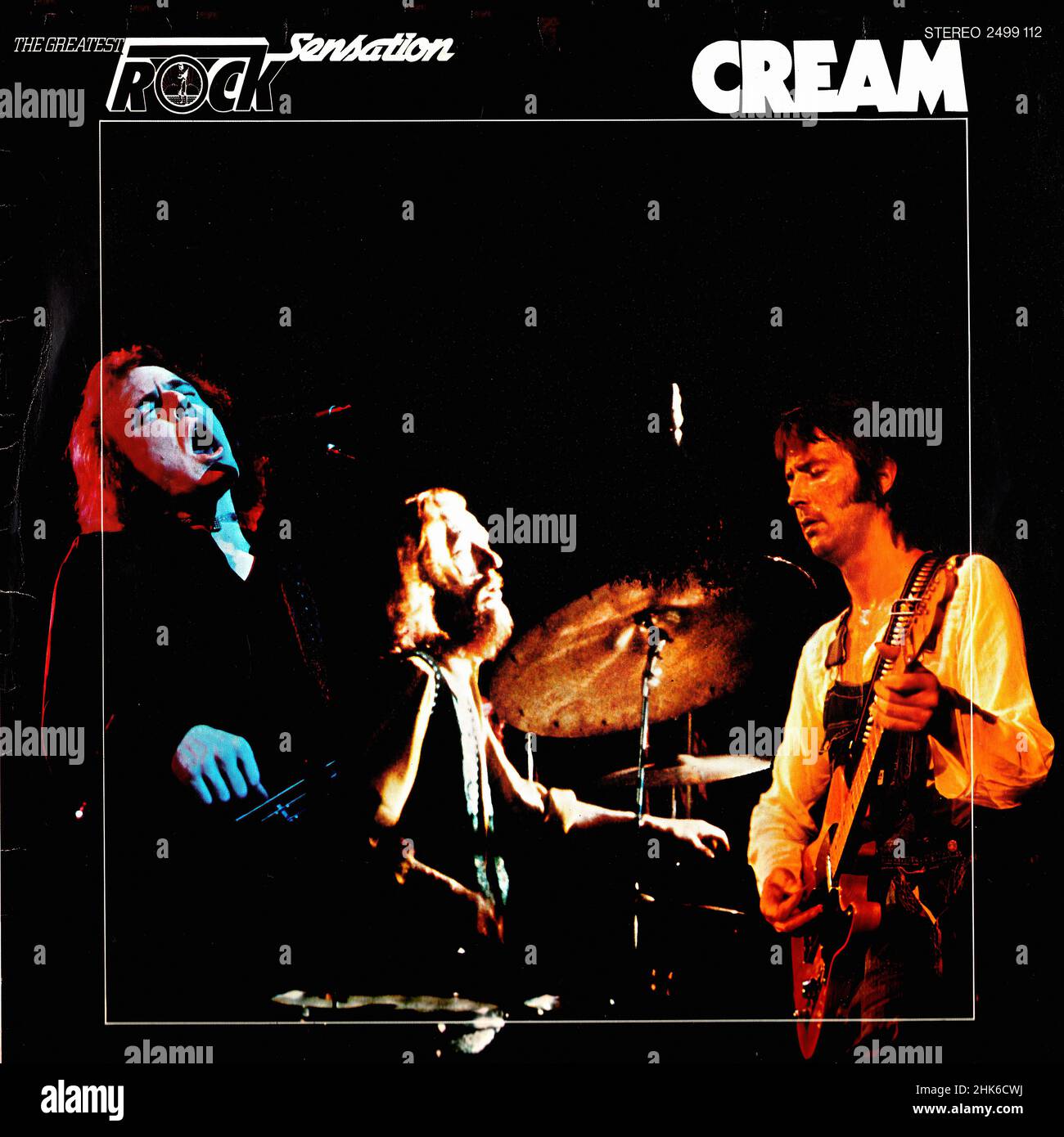 Vintage vinyl record cover - Cream - The Greatest Rock Sensation - D ...