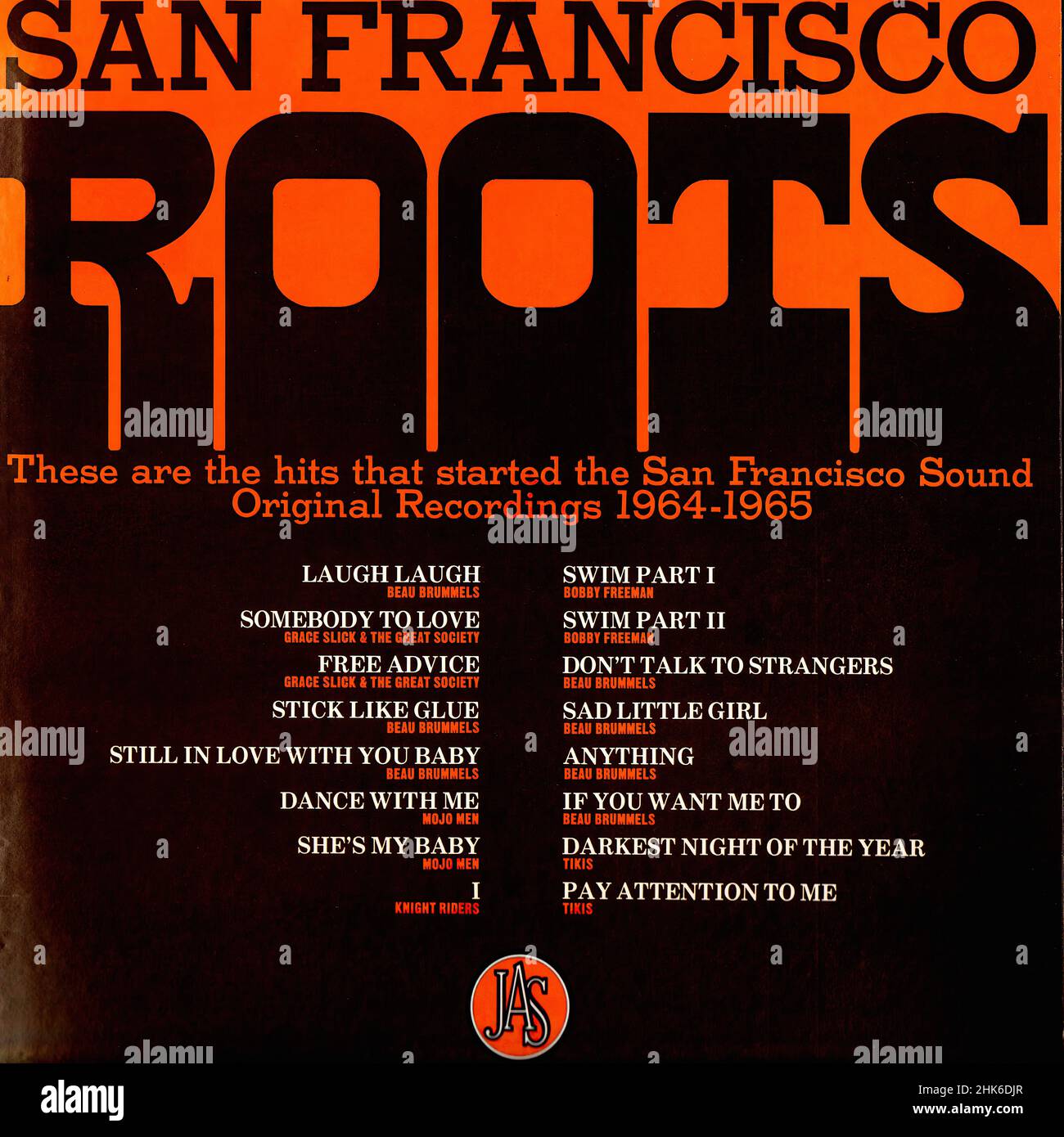 Vintage vinyl record cover - Various Artists - San Francisco Roots - US ...