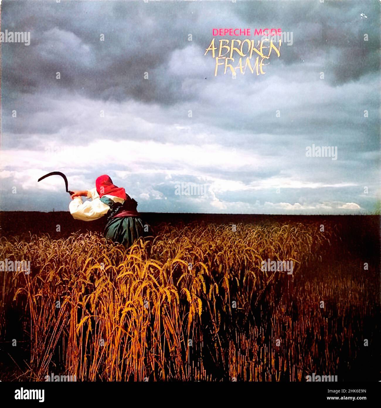 Vintage vinyl record cover - Depeche Mode - A Broken Frame - D 
