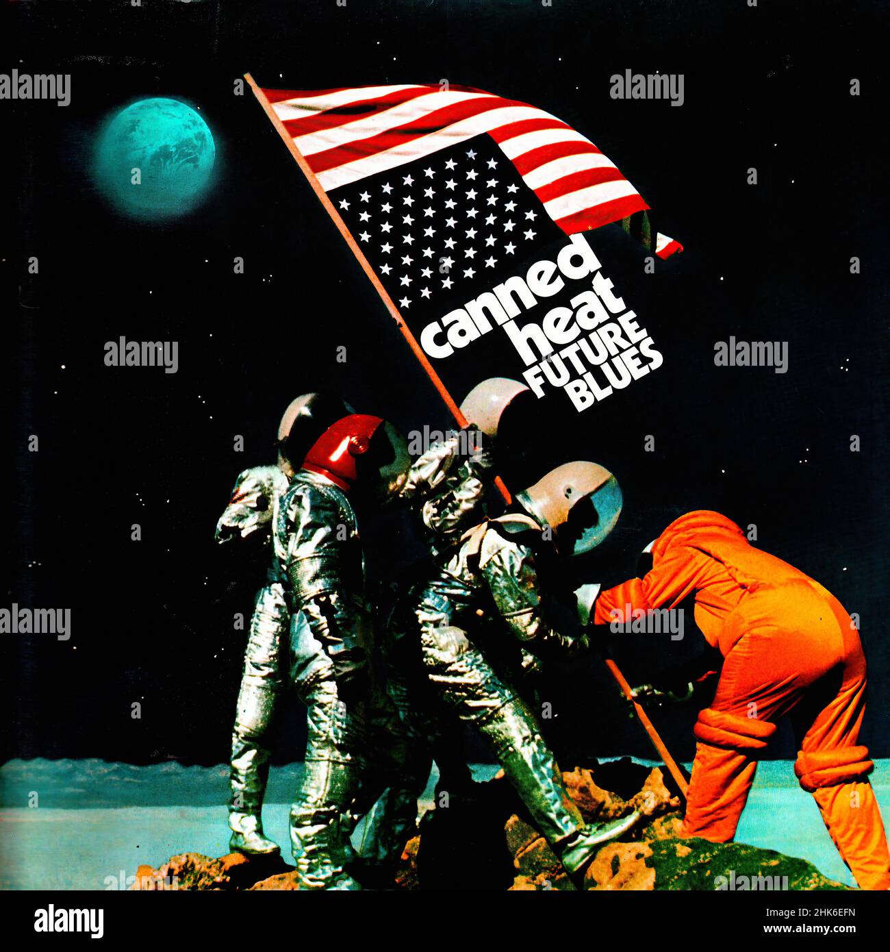 Vintage vinyl record cover - Canned Heat - Future Blues - D - 1970 Stock Photo