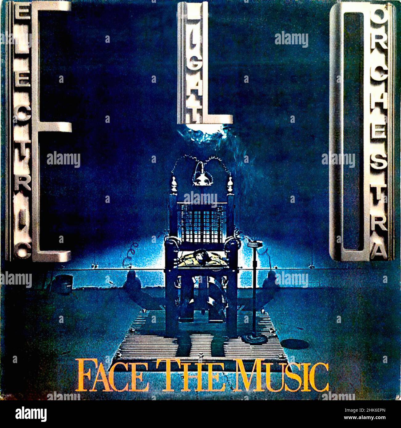 Vintage vinyl record cover - ELO - Face The Music - NL - 1975 Stock ...