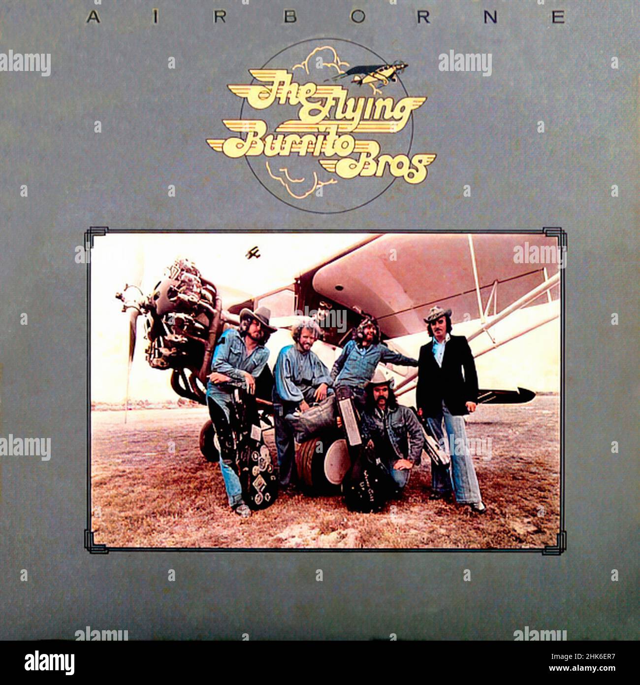 Vintage vinyl record cover Flying Burrito Bros, The Airborne US