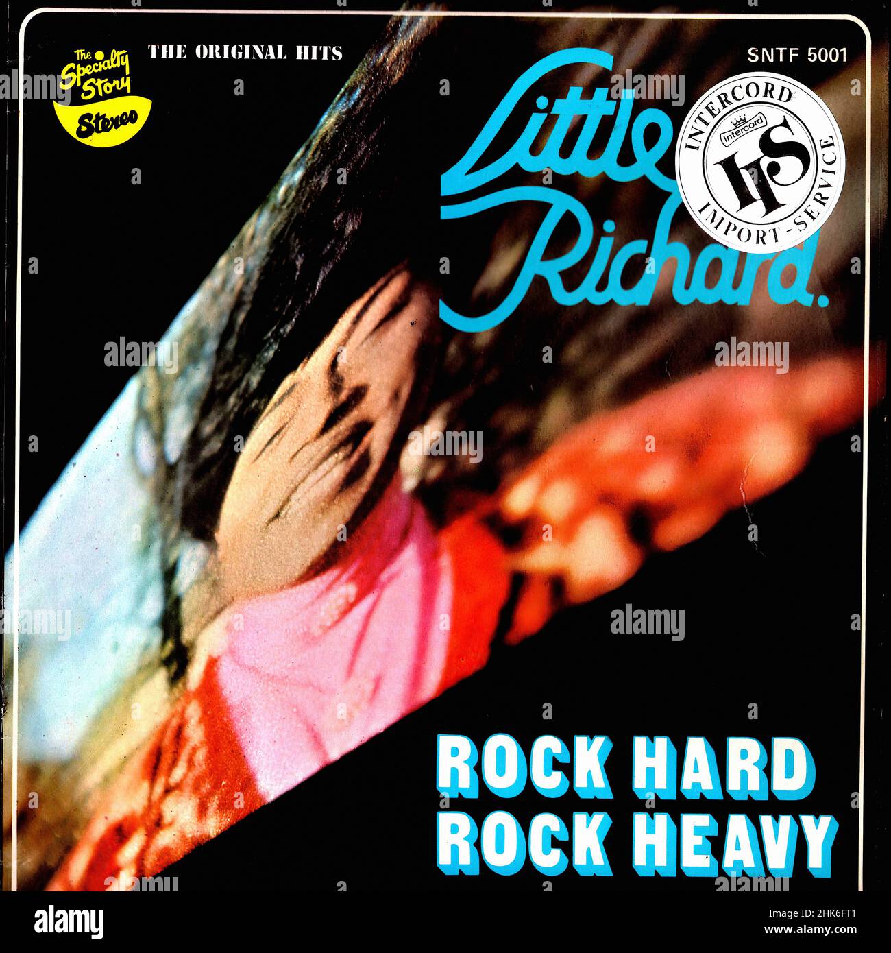 Vintage vinyl record cover - Little Richard - Rock Hard Rock Heavy - UK ...