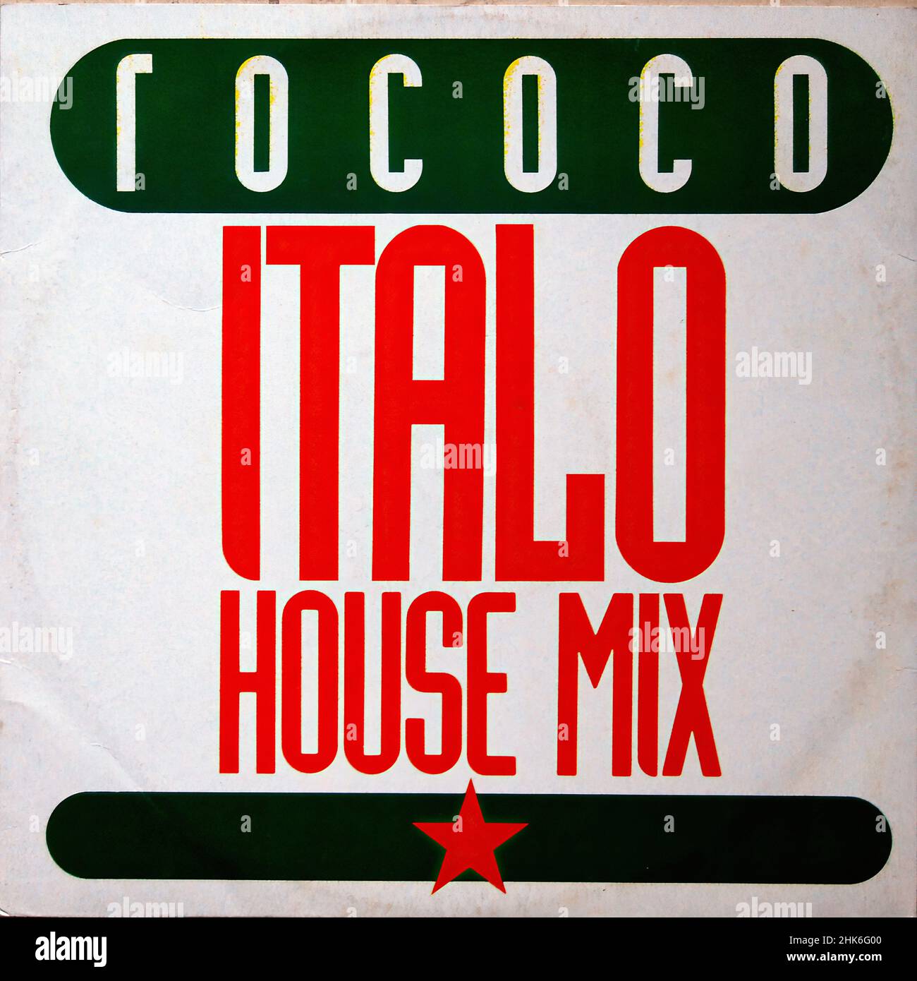 Vintage vinyl record cover - Rococo - Italo House Mix Front Stock Photo ...