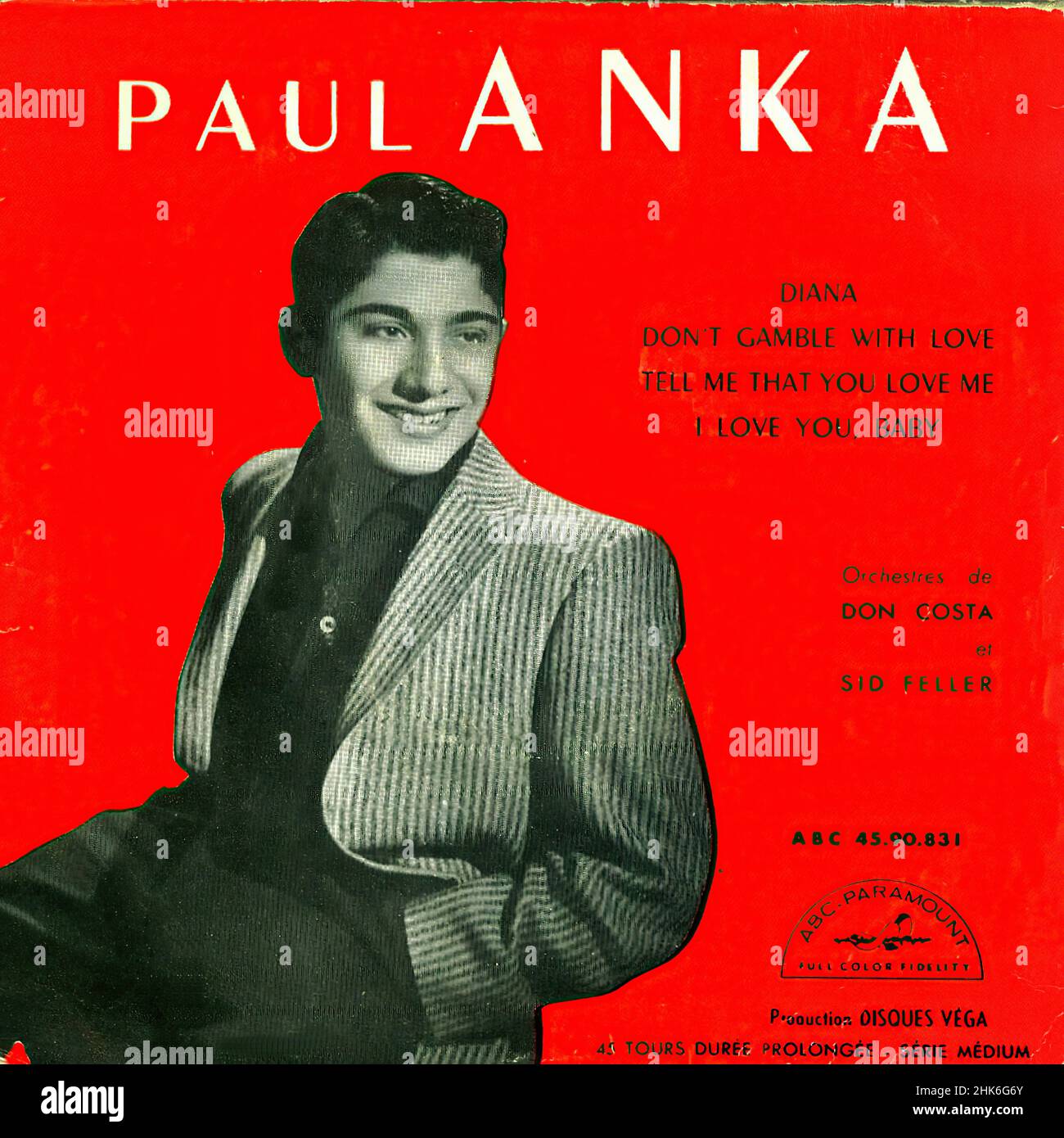 Diana Paul Anka - Vintage vinyl album cover Stock Photo - Alamy