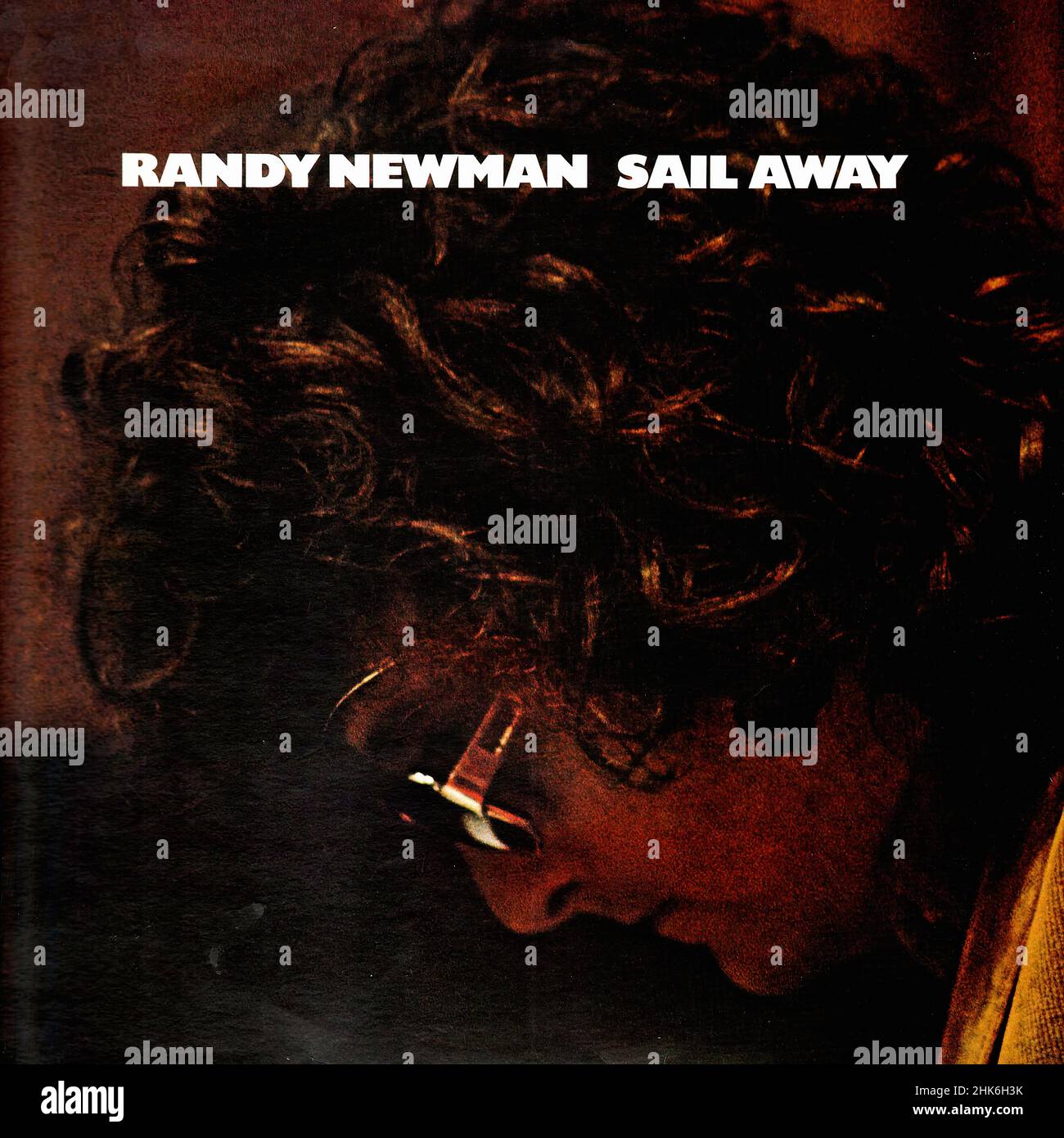 Vintage vinyl record cover - Newman, Randy - Sail Away - D - 1972 Stock ...