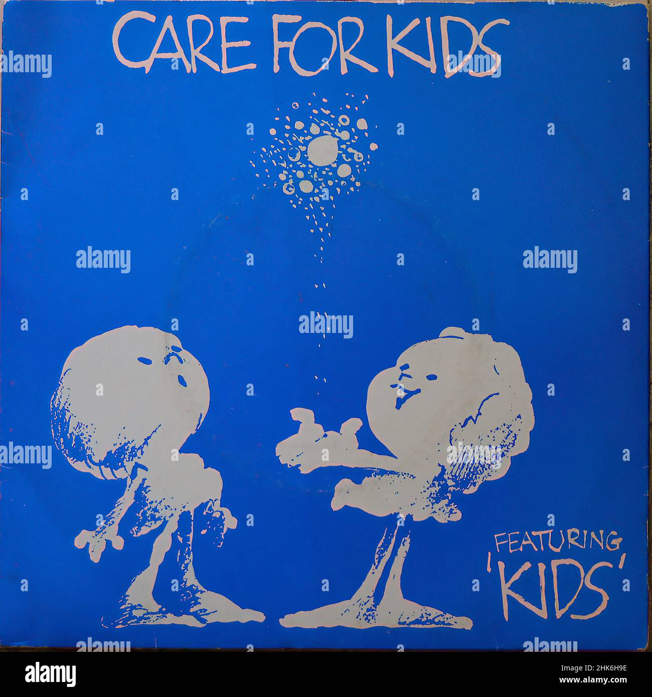 Vintage vinyl record cover -  Care For Kids - International Year Of The Child [1979] Stock Photo