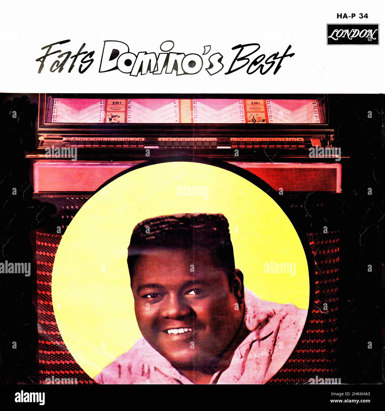 Vintage vinyl record cover Domino, Fats Best D 1963 Stock Photo