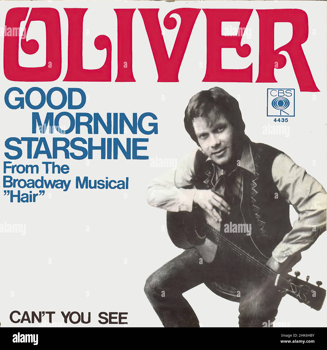 Vintage vinyl record cover Oliver Good Morning Starshine 1969
