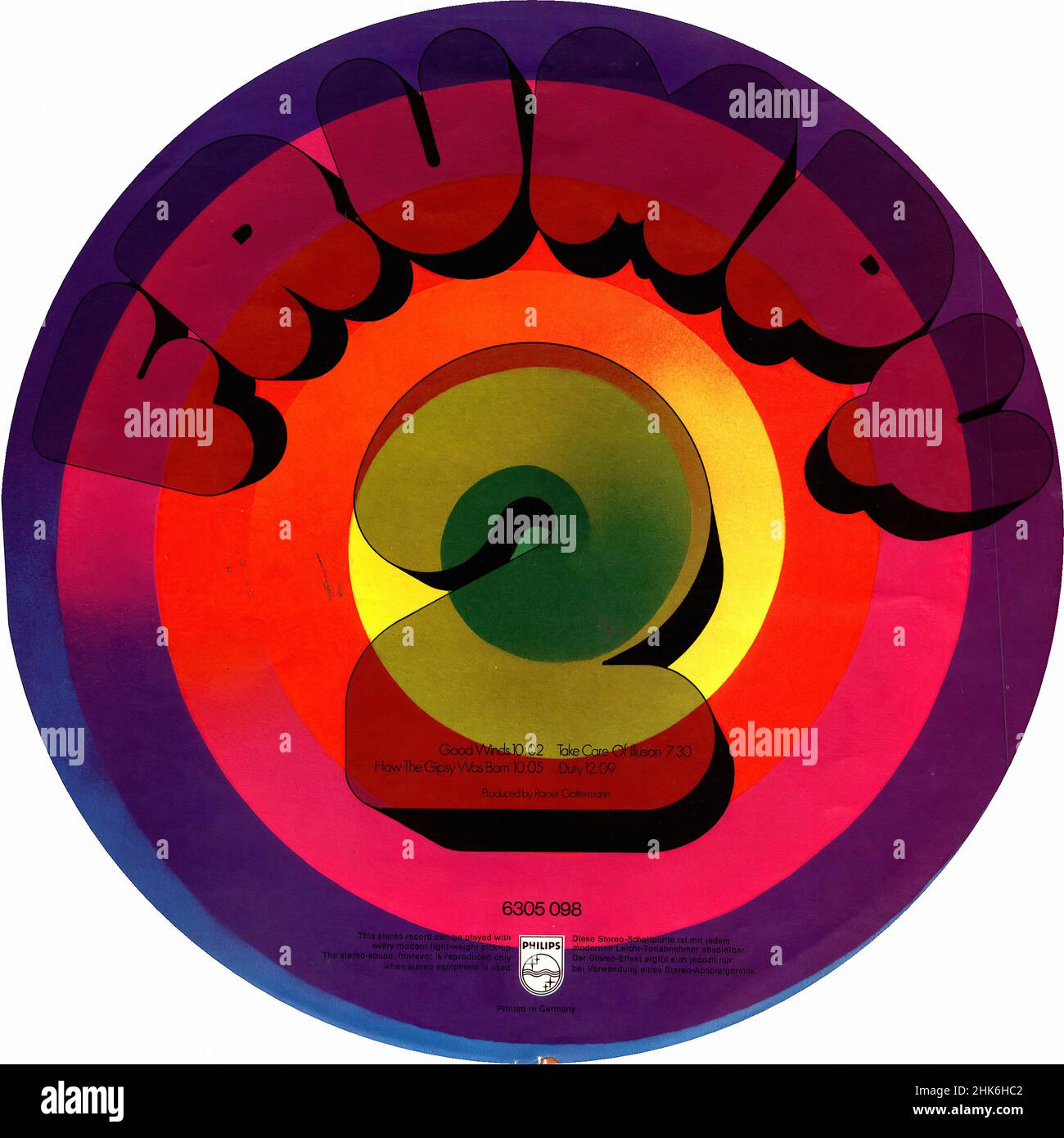 Vintage vinyl record cover Frumpy 2 D 1971 Stock Photo Alamy