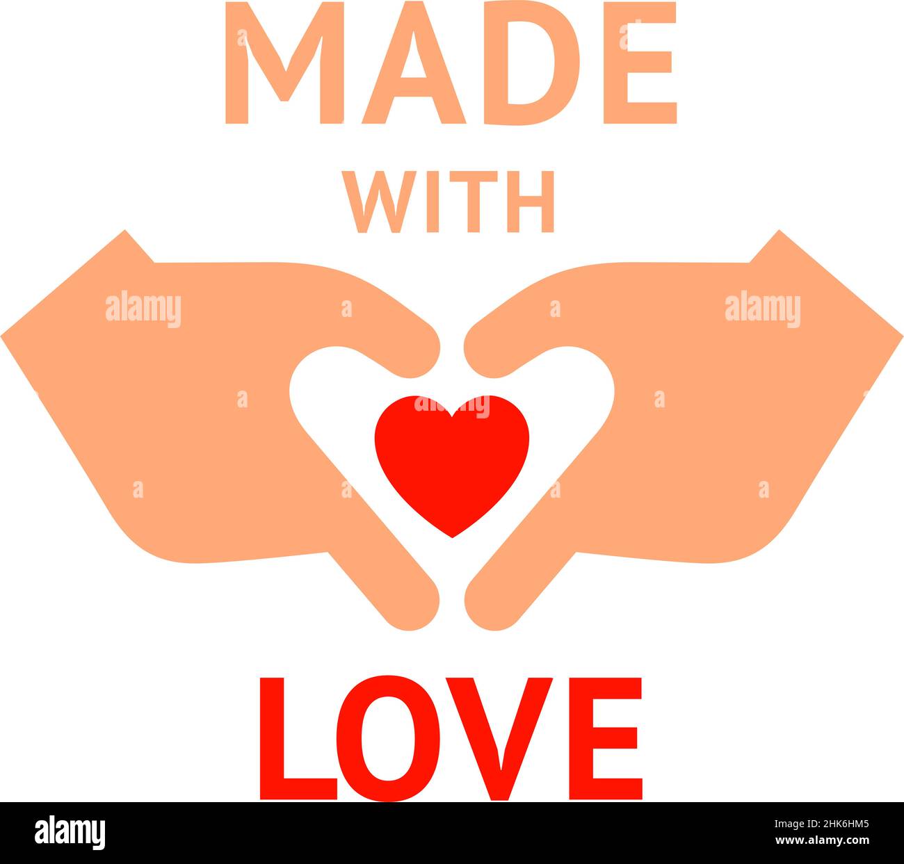 Hand gesture with heart Stock Vector Image & Art - Alamy