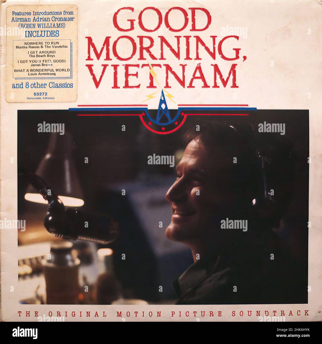 Vintage vinyl record cover Good Morning Vietnam Stock Photo Alamy