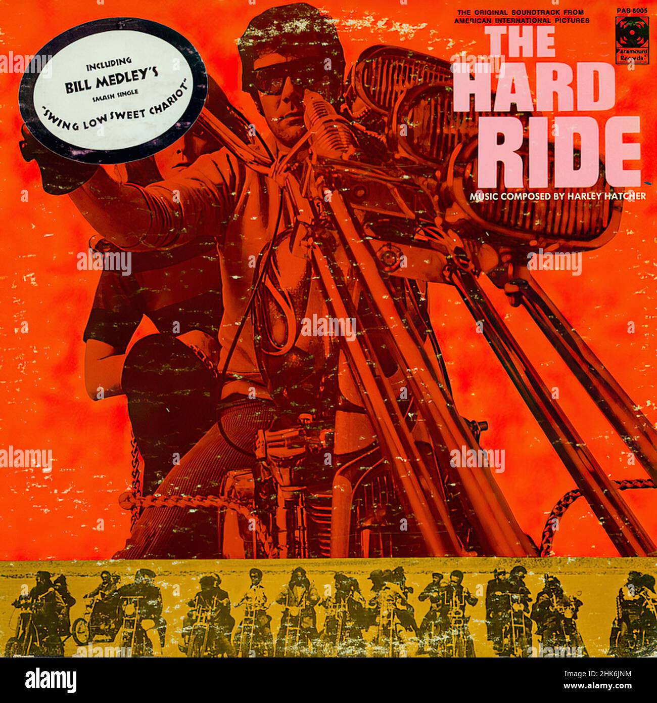 The Hard Ride - Vintage Soundtrack Vinyl Album Stock Photo - Alamy
