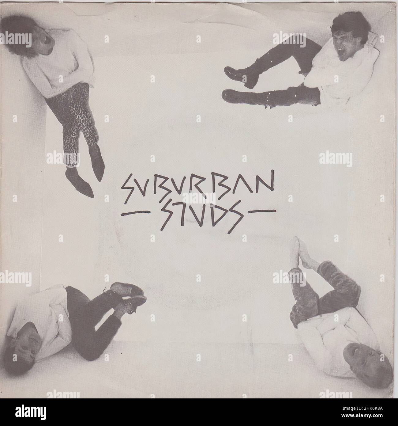 Vintage vinyl record cover - Suburban Studs -I Hate School - UK - 1980 b Stock Photo