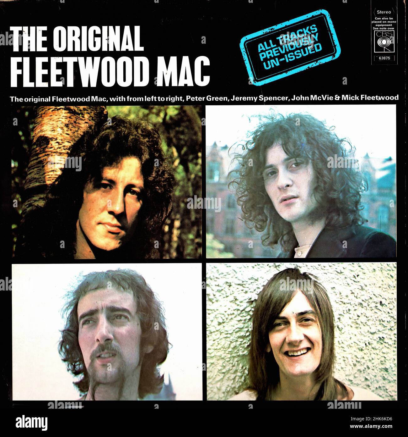 Vintage vinyl record cover - Fleetwood Mac - The Original Fleetwood Mac ...