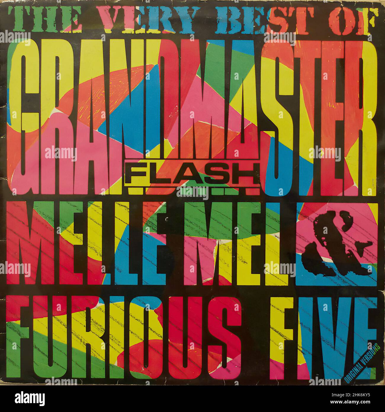 Vintage vinyl record cover - Grandmaster Flash & The Furious Five