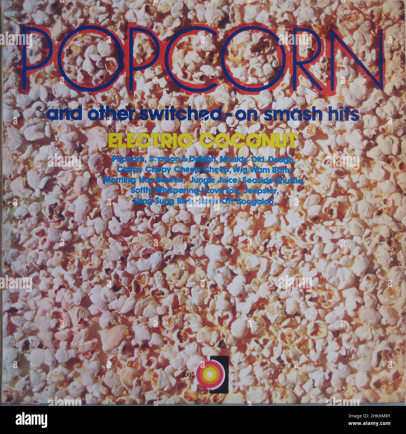 Vintage vinyl record cover Compilation Popcorn Stock Photo Alamy