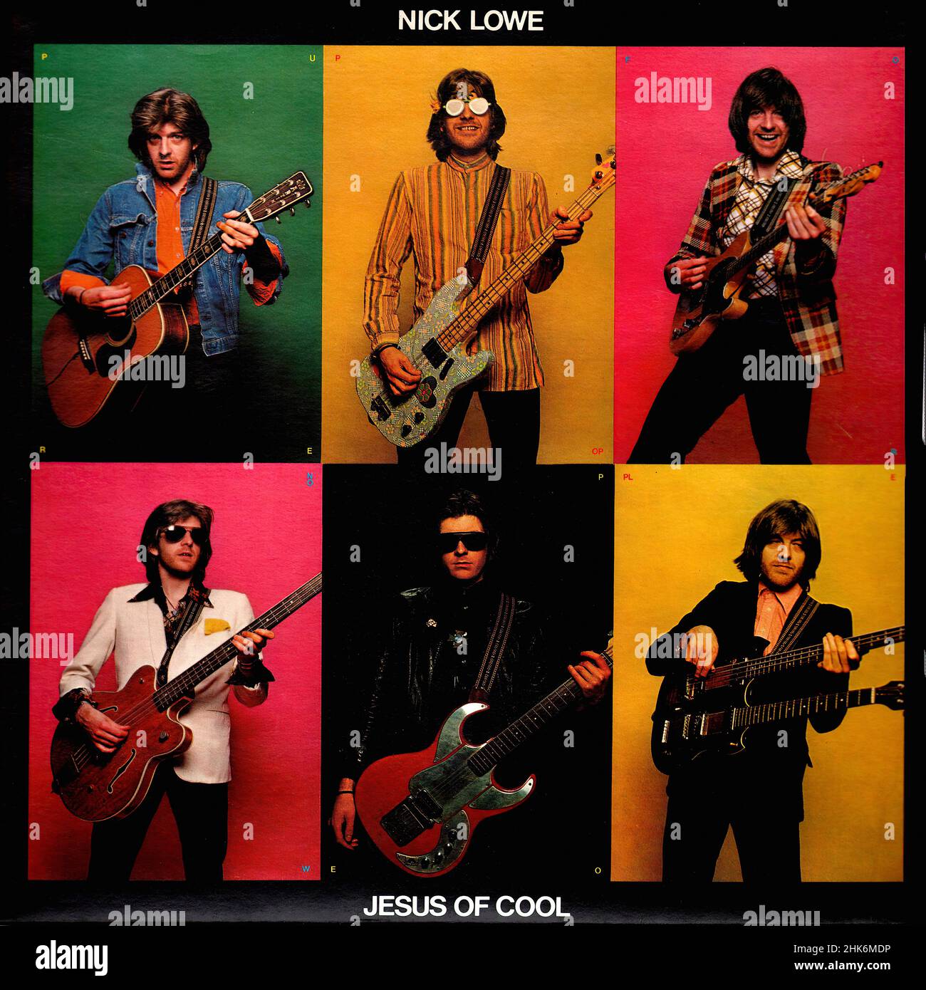 Vintage vinyl record cover Lowe, Nick Jesus Of Cool Radar RAD 1