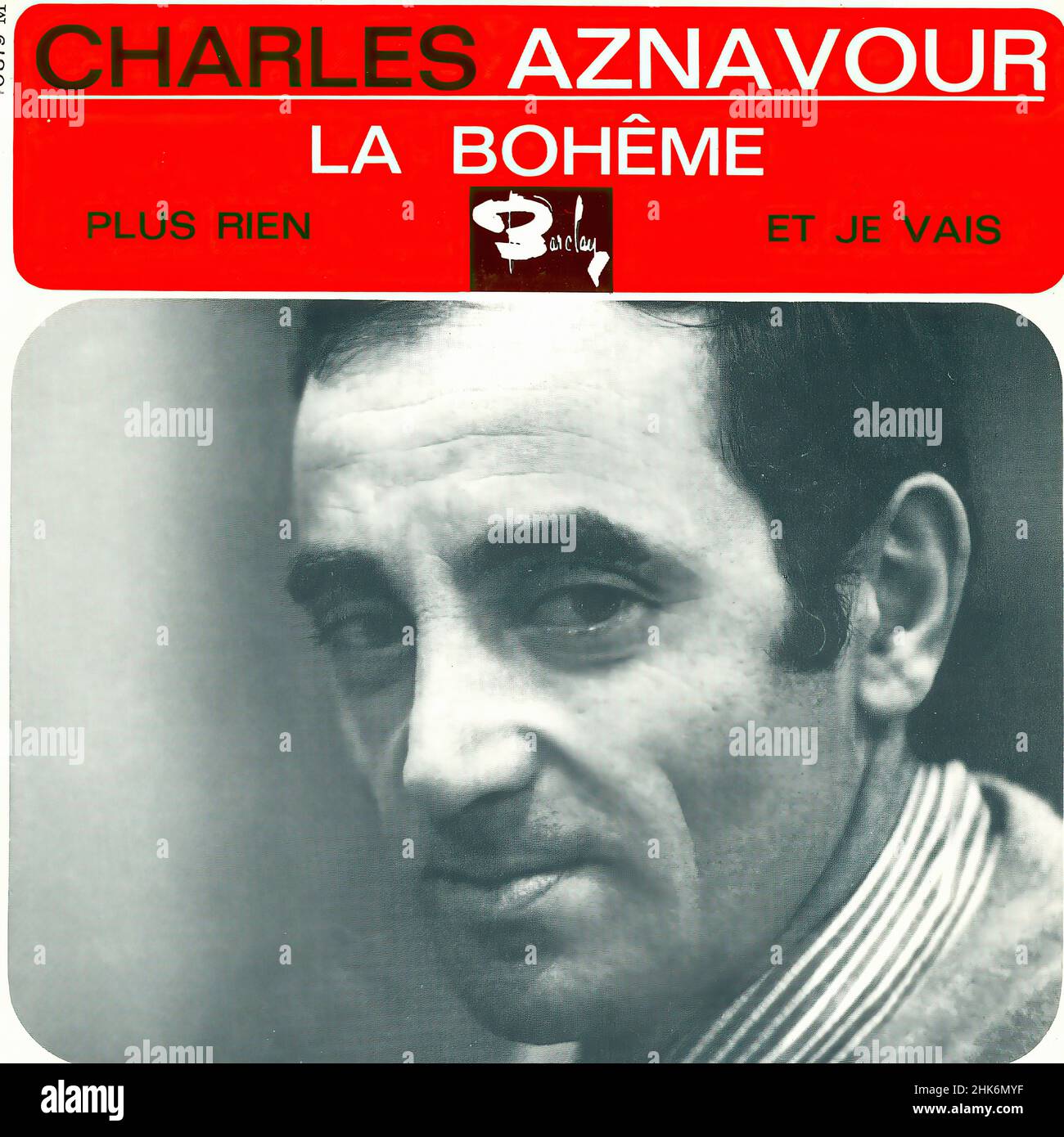 Vintage vinyl record cover - Aznavour, Charles - La Boheme - EP - F ...