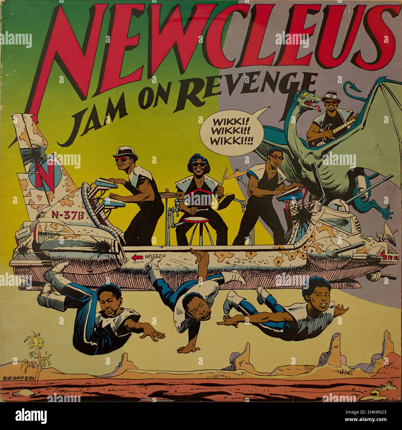 Vintage vinyl record cover - Newcleus - Jam On Revenge [1984] Stock ...