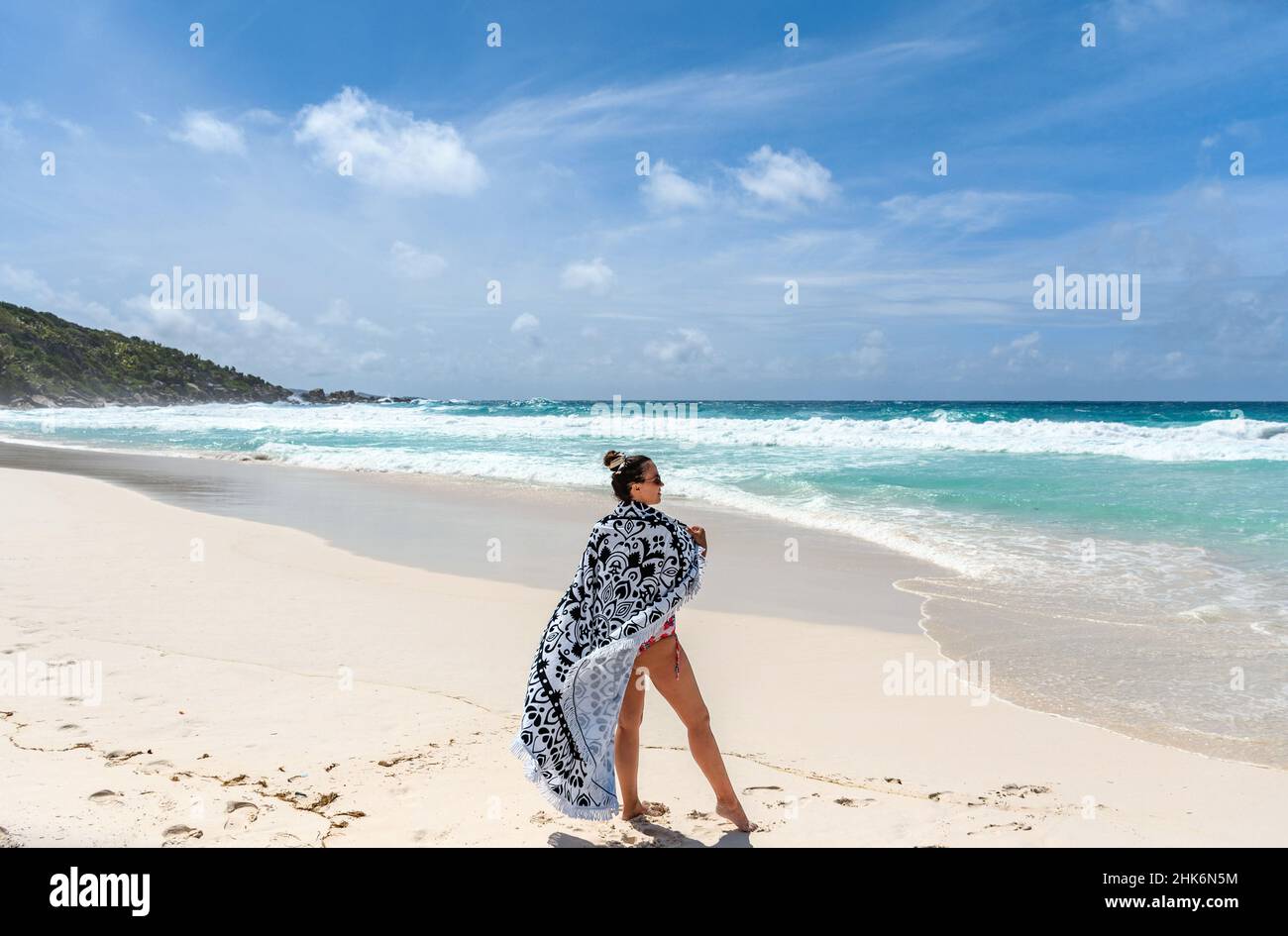 Turquoise beach towel sale