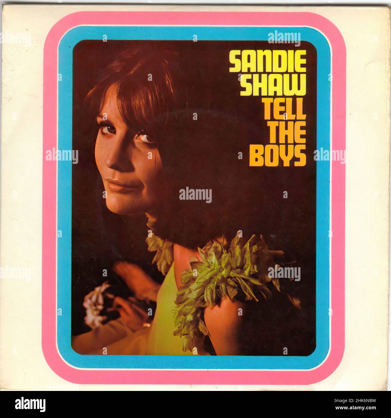 Vintage vinyl record cover - Shaw,Sandy - Tell The Boys - EP - UK - 1967 Stock Photo