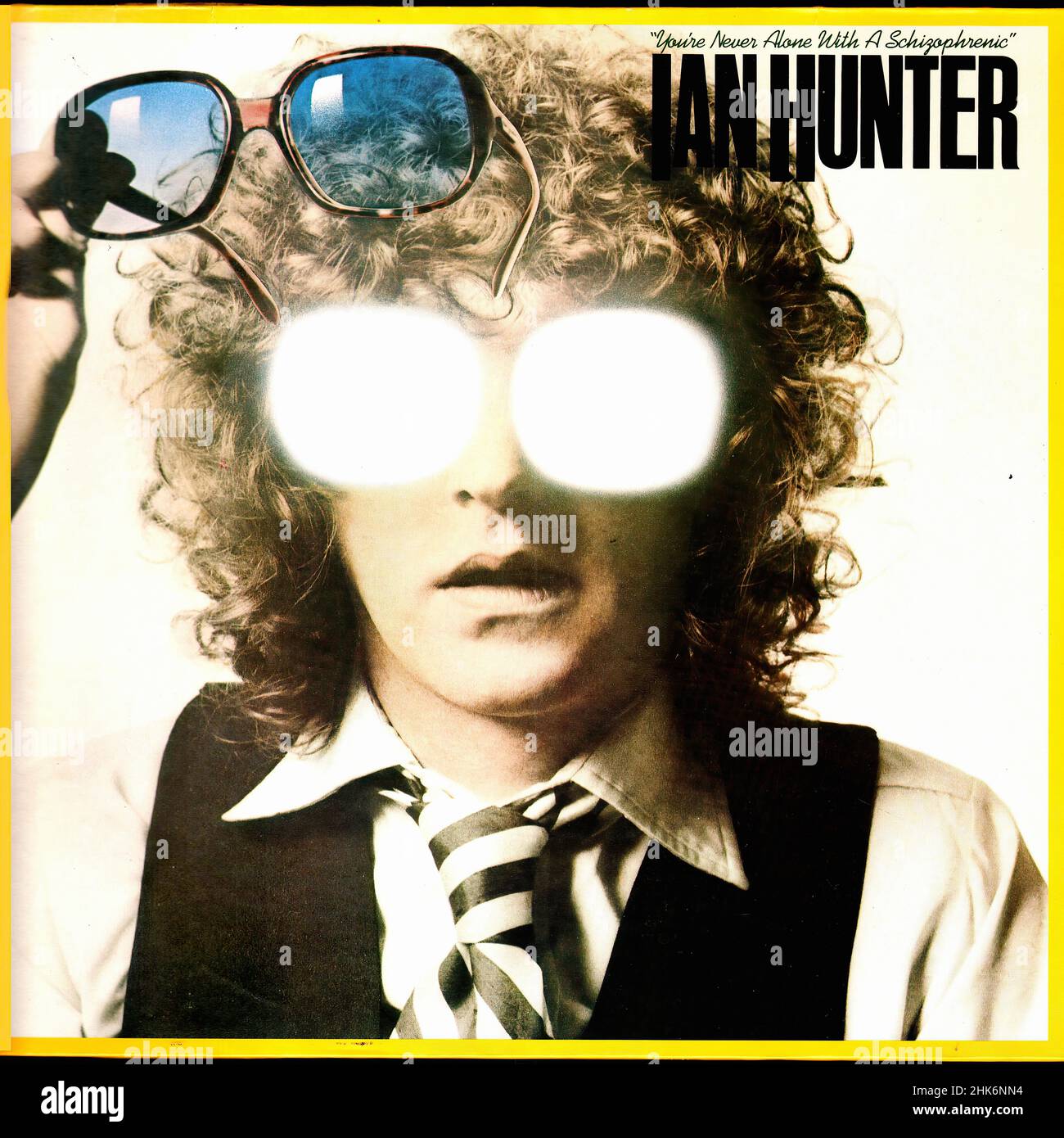 Vintage vinyl record cover - Hunter, Ian - You're Never Alone With A Schizophrenic - D - 1979 Stock Photo