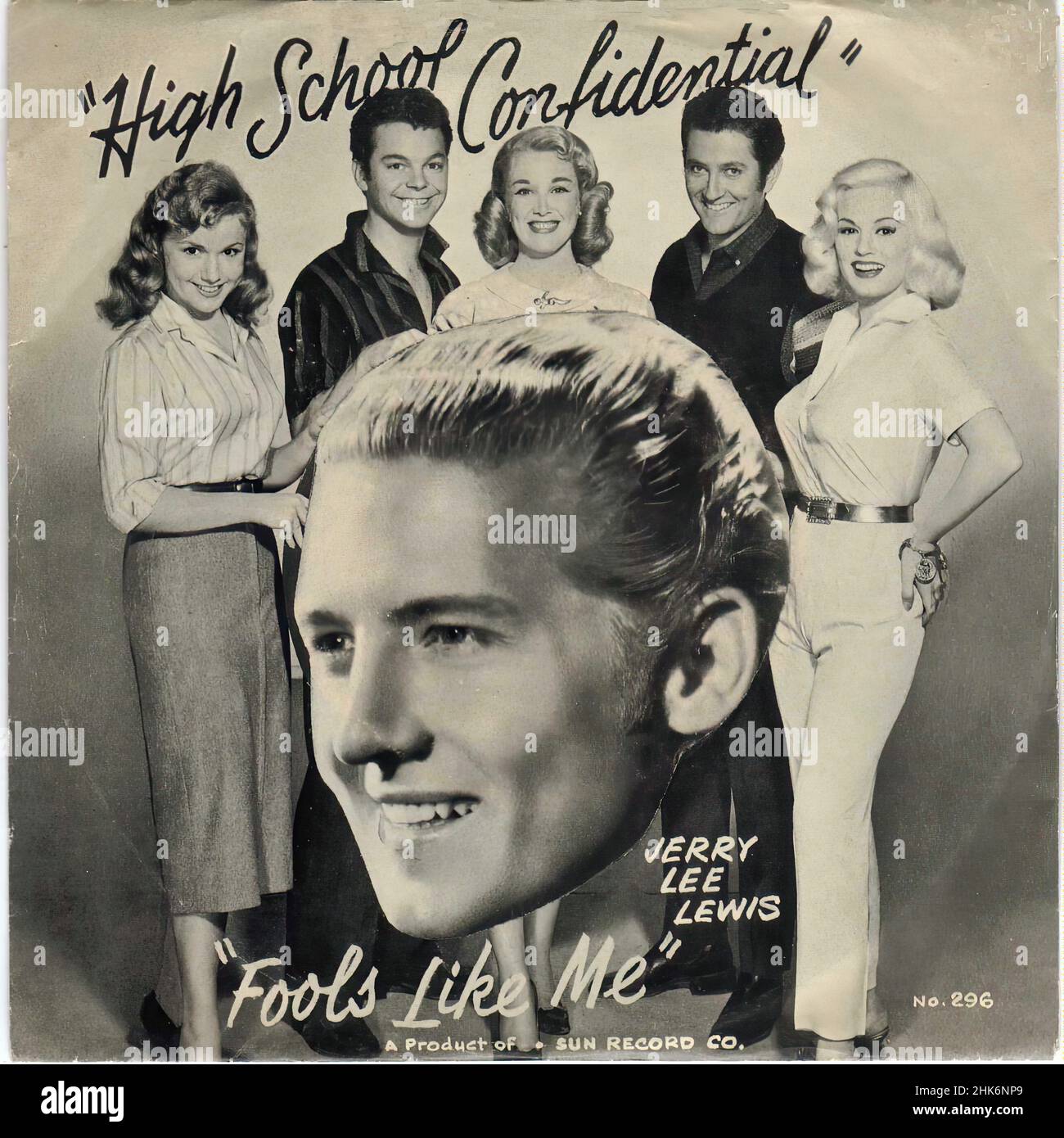 Vintage vinyl record cover Lewis, Jerry LeeHigh School Confidential