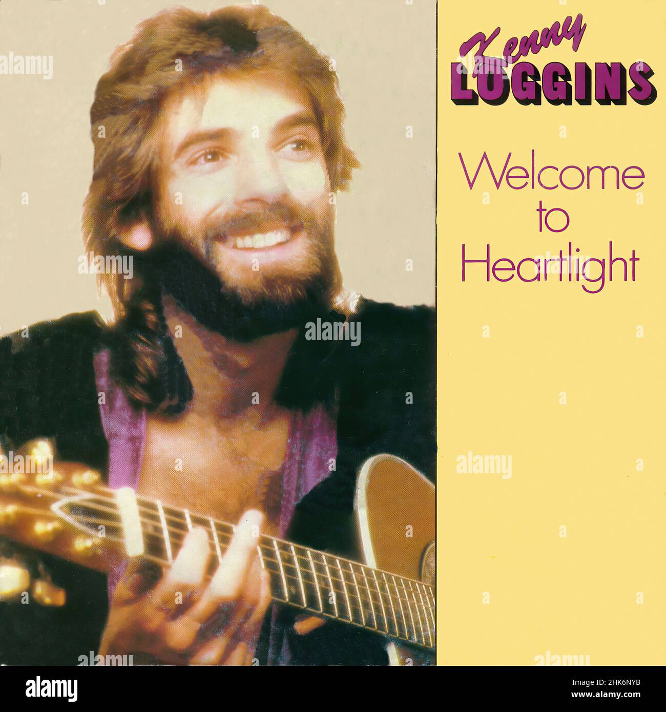 Vintage vinyl record cover - Loggins, Kenny - Welcome To Heartlight - 1982 Stock Photo
