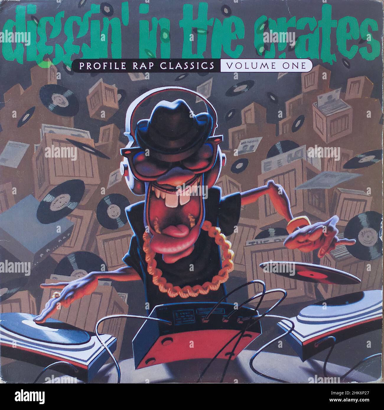 Vintage vinyl record cover - Diggin In The Crates Volume 1 [1994] Stock ...