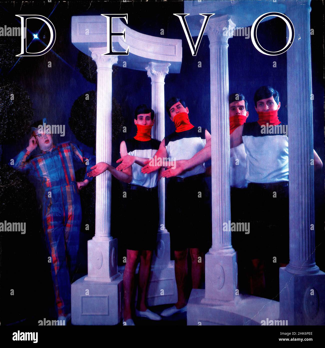 Vintage vinyl record cover -  Devo - New Traditionalists - D - 1981 Stock Photo