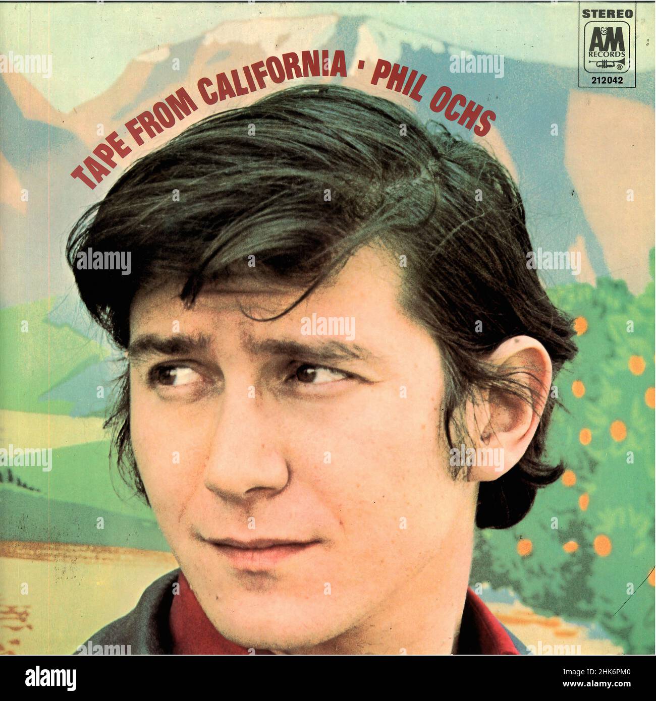 Vintage vinyl record cover - 1968 - Ochs, Phil - Tape From California - D Stock Photo