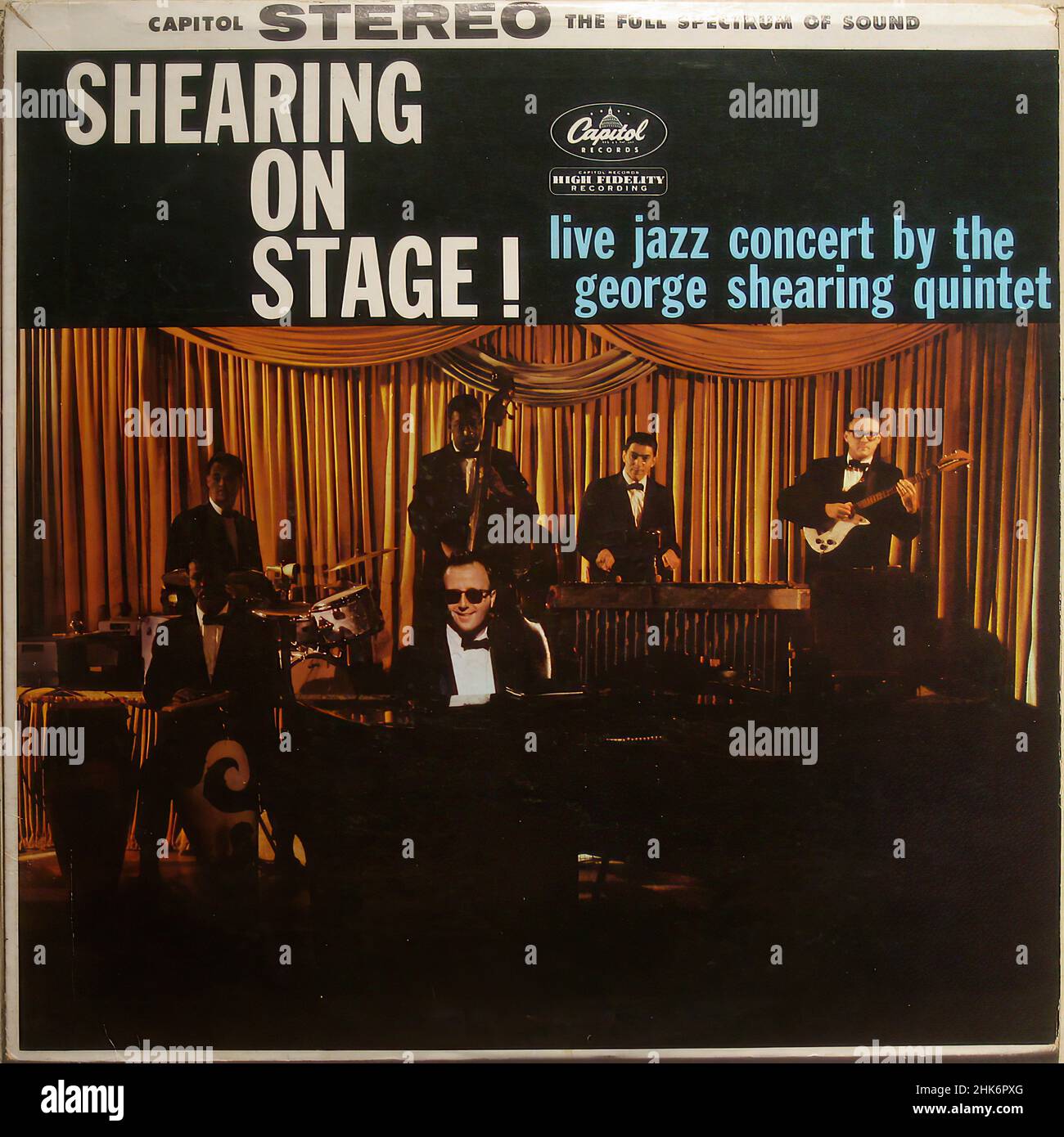 Vintage vinyl record cover Shearing Quintet Shearing On