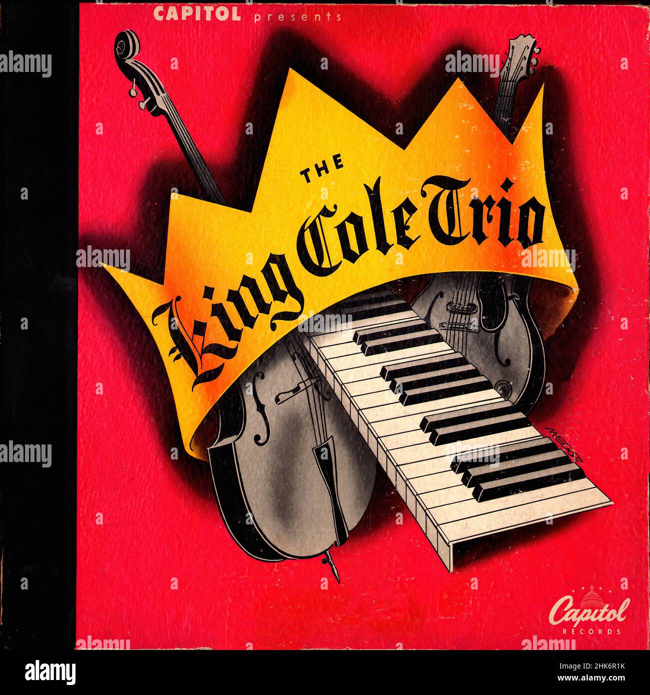 Vintage vinyl record cover - King Cole Trio, The - Capitol - 4 Records  Box with 78RPM Shellacs - US - 1944-P1 k 02 Stock Photo