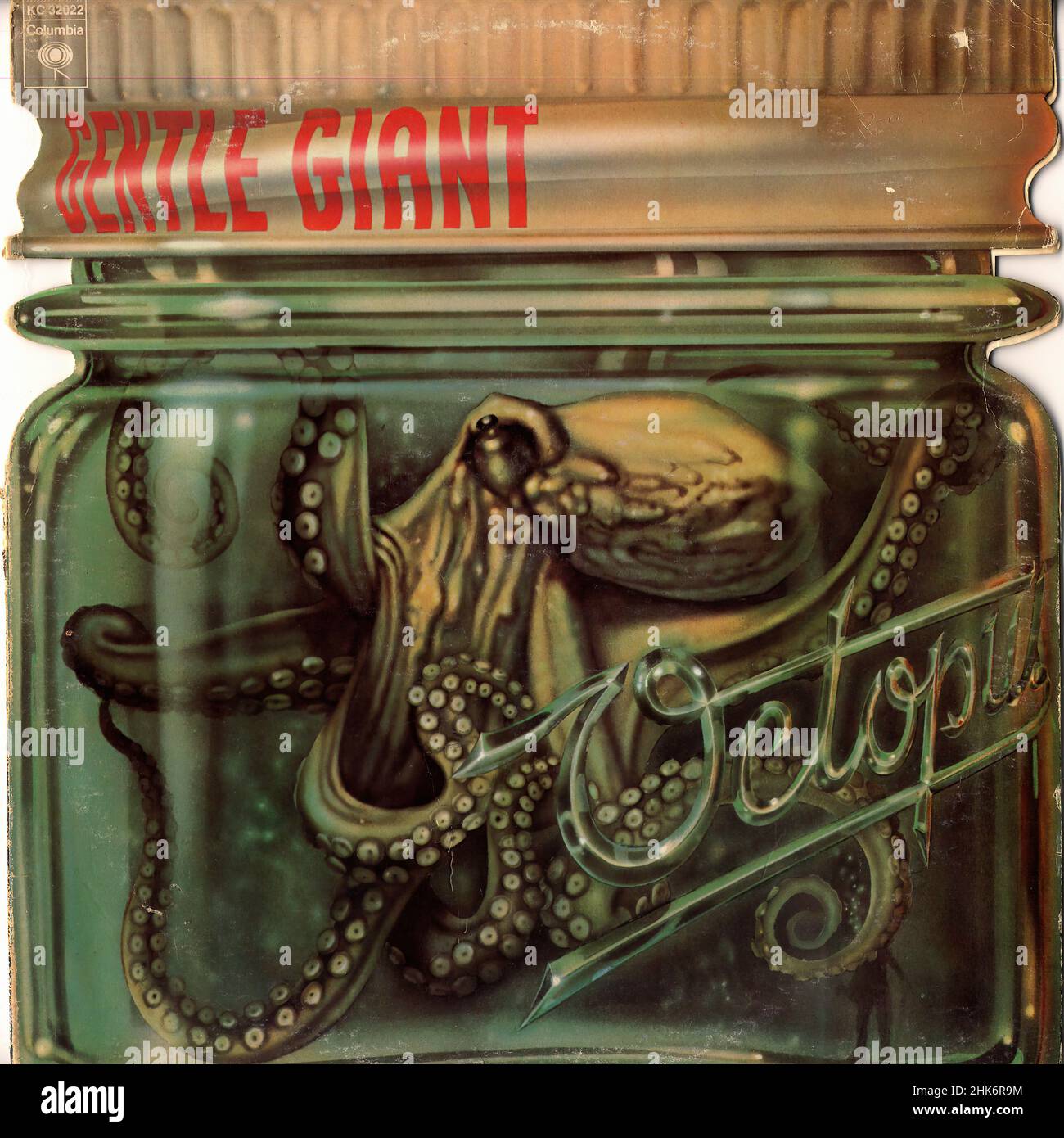 Vintage vinyl record cover - Gentle Giant - Octopus - US - 1973