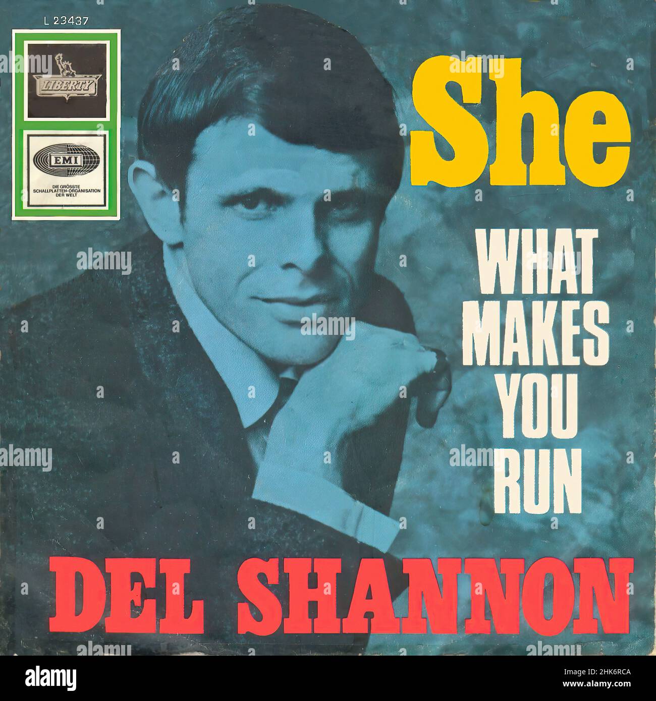 Vintage vinyl record cover - Shannon, Del - She - 1967 Stock Photo
