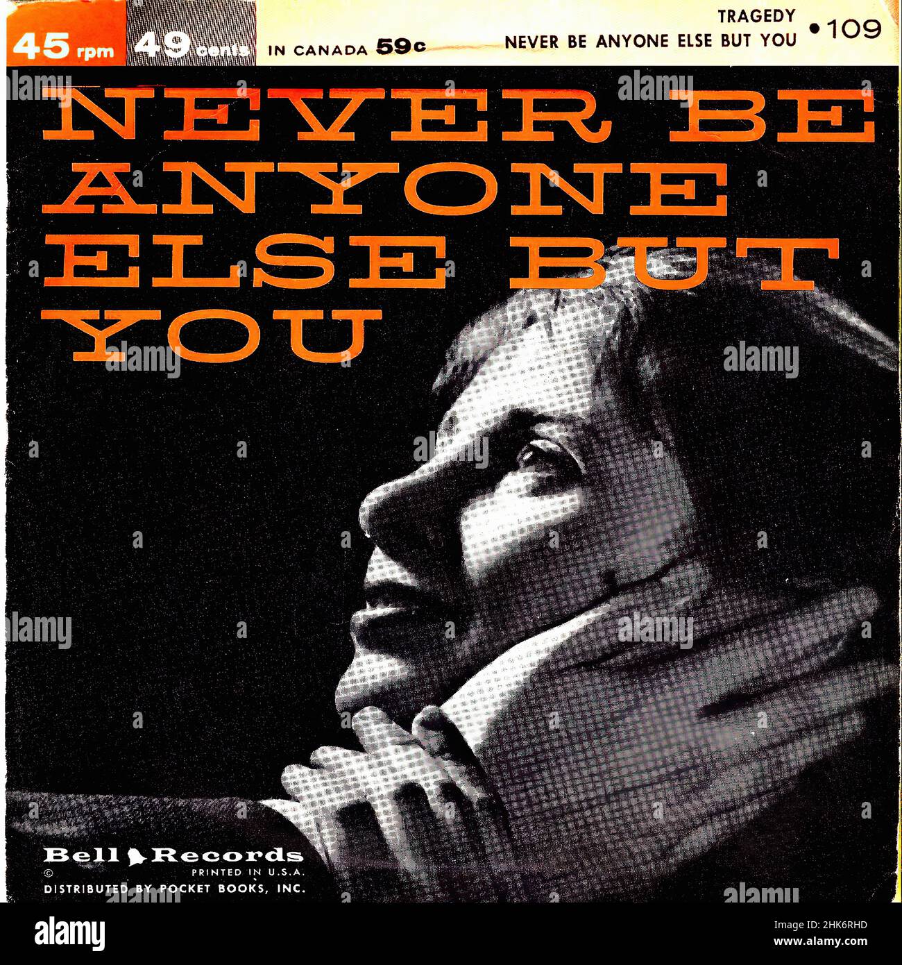 Vintage vinyl record cover - Lynch, Tommy - Never Be Anyone Else But ...