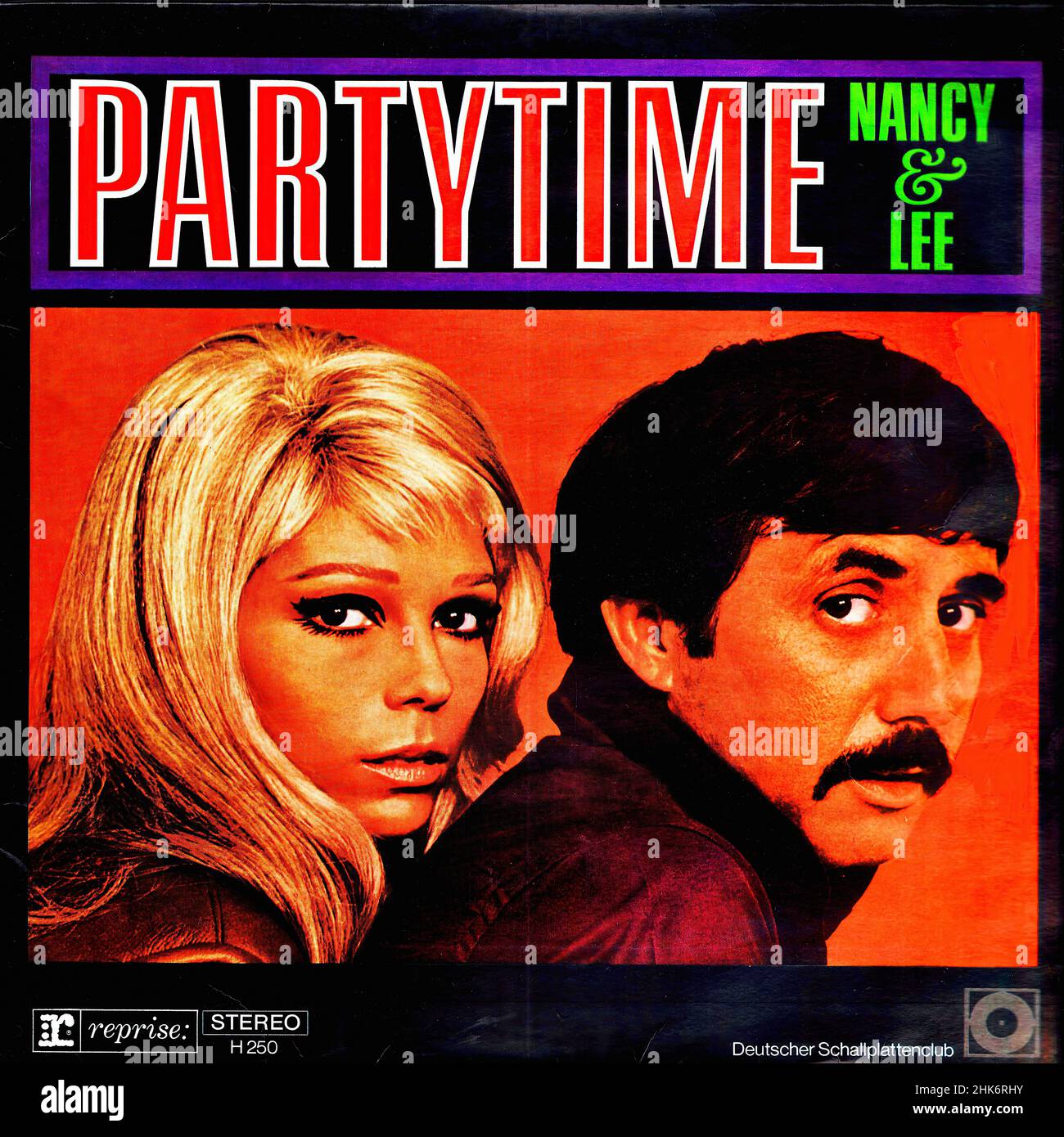 Vintage vinyl record cover -  Sinatra, Nancy - Lee Hazlewood - Nancy & Lee - Partytime - D - 1969 Stock Photo