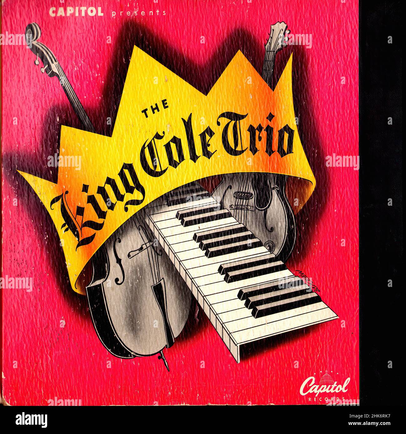 Vintage vinyl record cover - King Cole Trio, The - Capitol - 4 Records  Box with 78RPM Shellacs - US - 1944-P1 k 01 Stock Photo