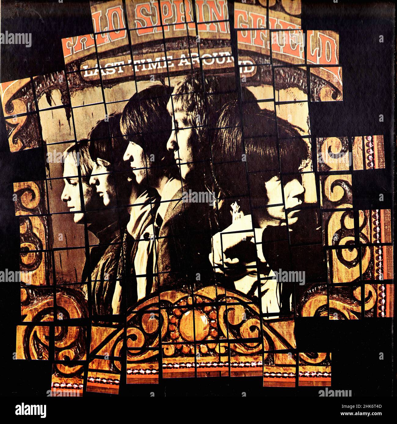 Vintage Vinyl Record Cover Buffalo Springfield Last Time Around