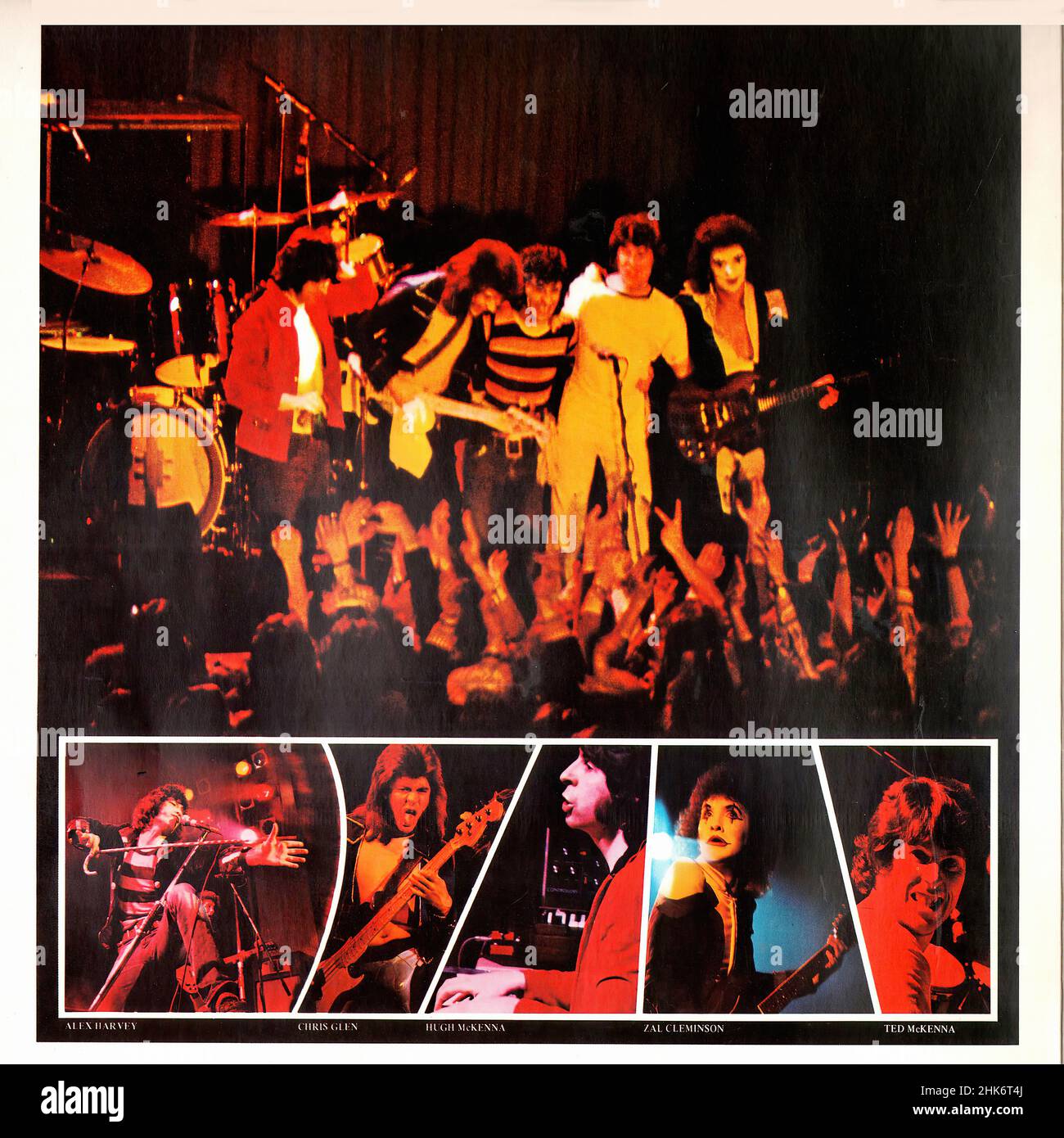 Vintage vinyl record cover Sensational Alex Harvey Band Tomorrow Belongs To Me D 1975