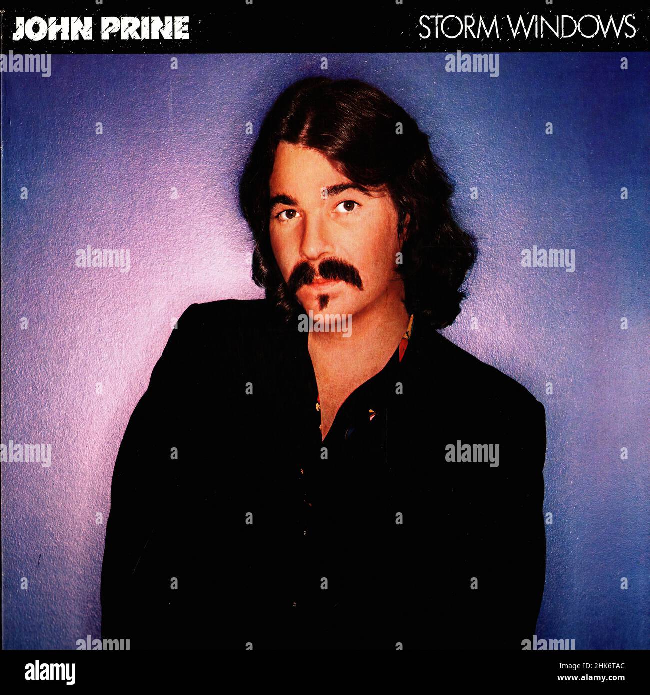 Vintage vinyl record cover Prine, John Storm Window US 1980