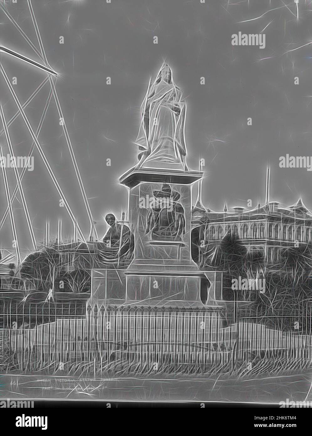 Inspired by Queen Victoria Statue, Dunedin, Muir & Moodie studio, photography studio, circa 1905