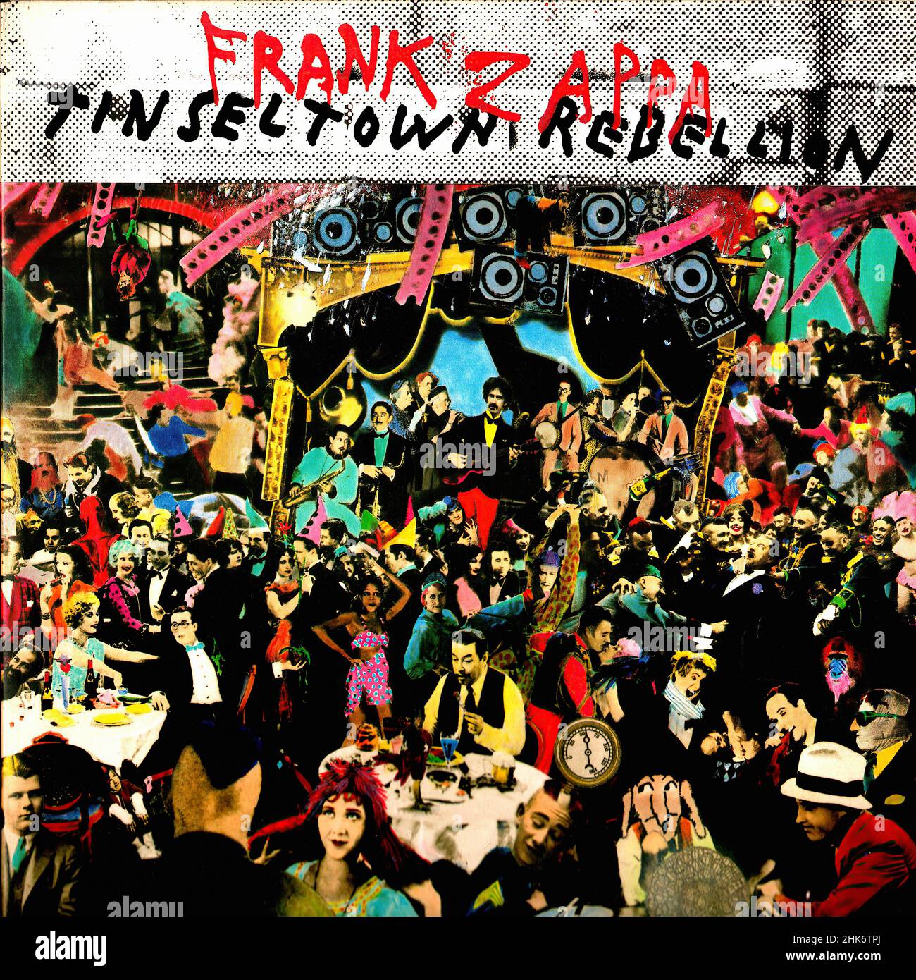 Vintage vinyl record cover Zappa, Frank Tinseltown Rebellion NL