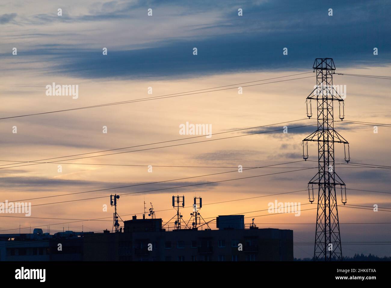 Base transceiver station in Gdansk, Poland © Wojciech Strozyk / Alamy Stock Photo *** Local Caption *** Stock Photo