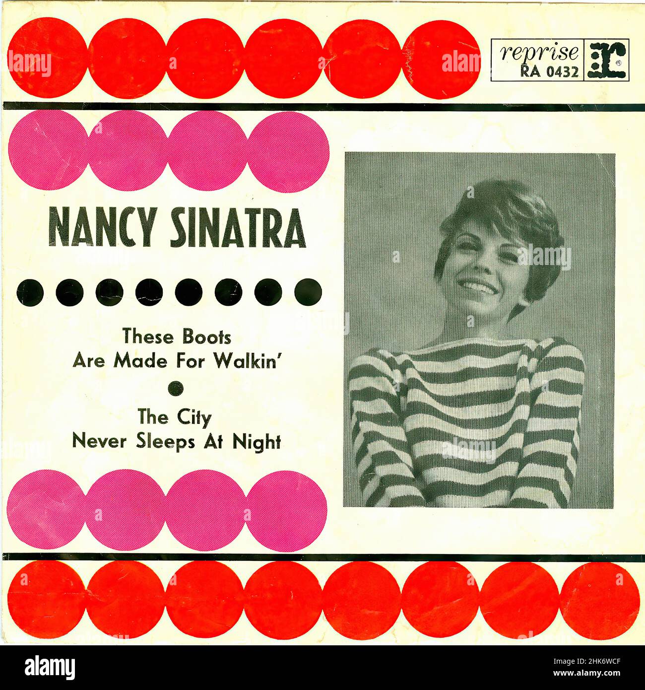 Vintage vinyl record cover Sinatra, Nancy These Boots Are Made For