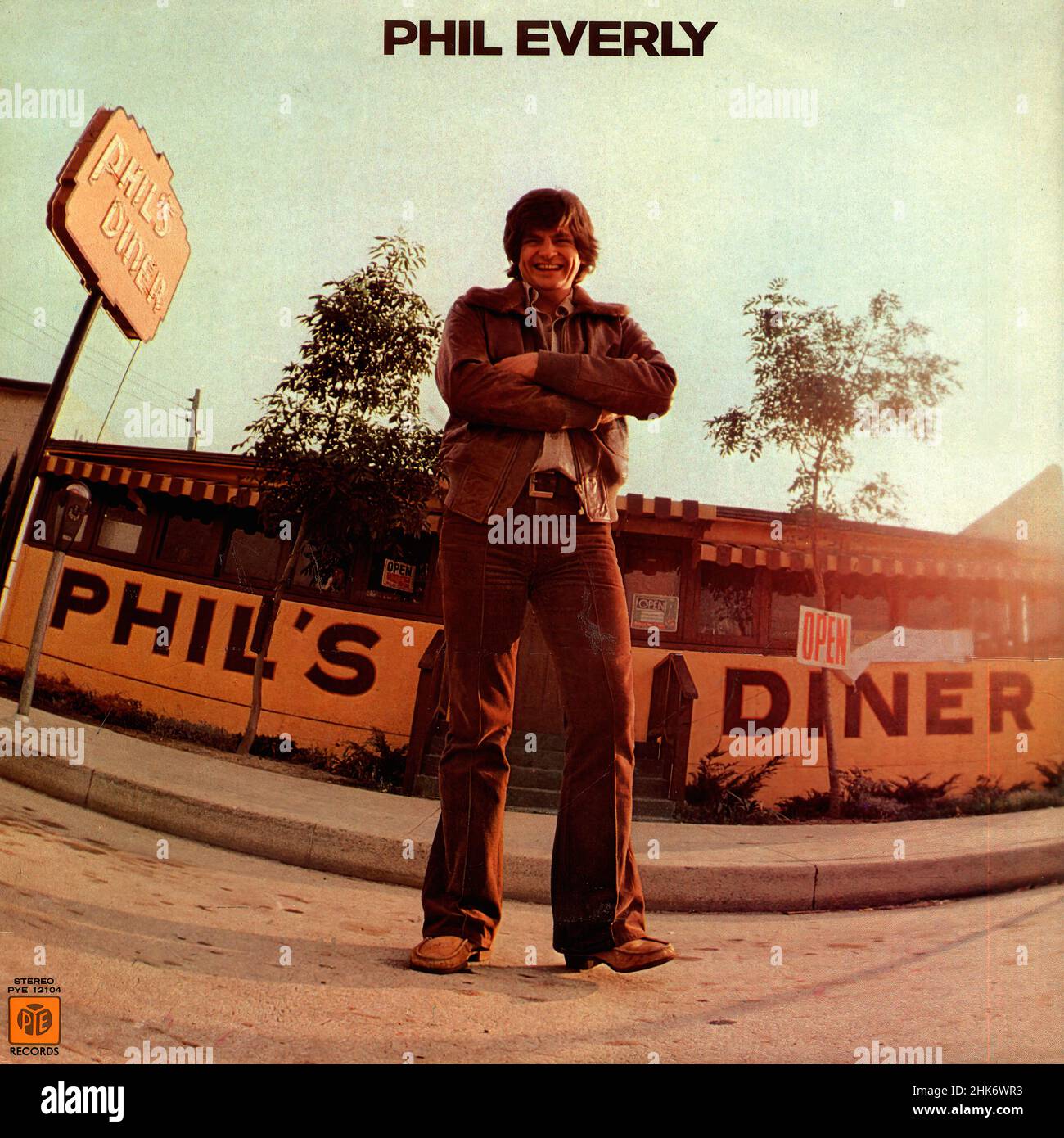 Vintage vinyl record cover - 1974 - Everly, Phil - Phil's Diner - US Stock Photo